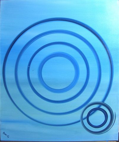 L'artiste Ben-G - Blue Circle