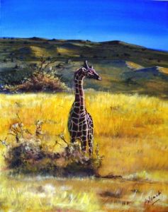 Peinture de ANTONIOTTI severine: La girafle