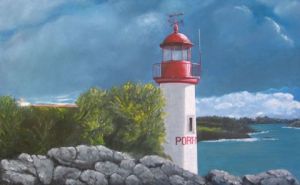 Voir cette oeuvre de Gilbert FAVEREAU: Le phare de Port  Manec'h