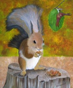 Voir cette oeuvre de jacky rouget: ecureuil