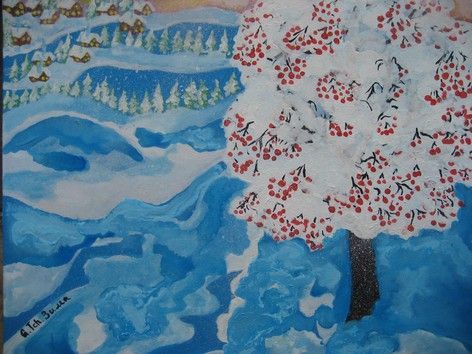 L'hiverThe winter - Peinture - ALTAIR