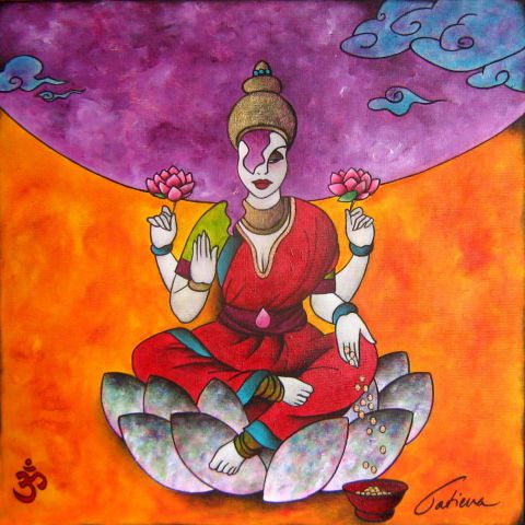 La chatte - Peinture - Ah Tatieva 