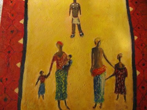 L'artiste robin - scene africaine