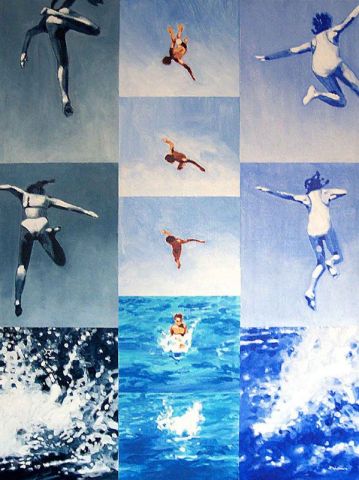 Splash - Peinture - Emmanuel TRIAU