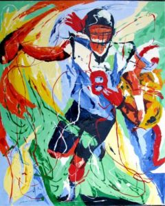 Peinture de Jean-Luc LOPEZ: Super Bowl