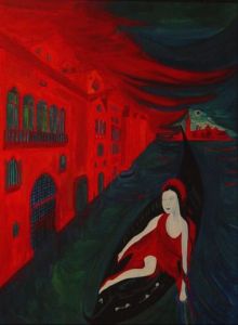 Voir cette oeuvre de Flocy Abguillerm: Les eaux sombres du reve - Venise