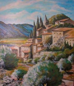 Voir cette oeuvre de christiane Forli: village de provence
