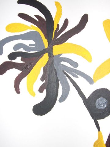 Fleur couleur - Peinture - sariaka