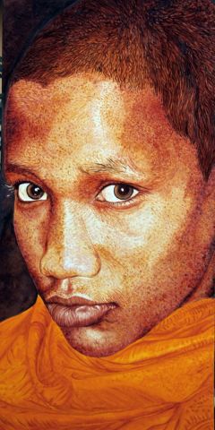 free tibet - Peinture - Pascal Lamy-Rousseau