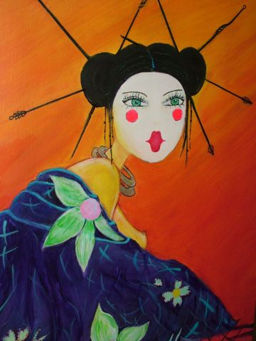 L'artiste lapsypuce - la geisha