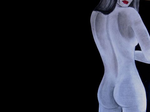 La sensualite Une attitude - Peinture - JulieM