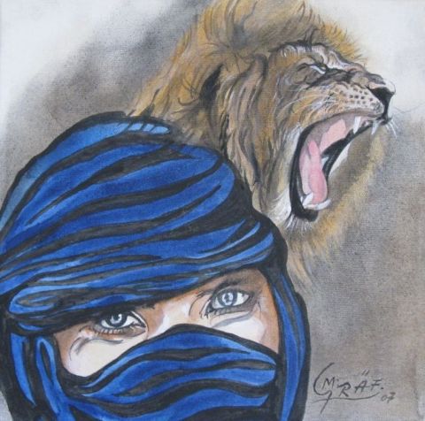 L'artiste atelier graef - touareg lion