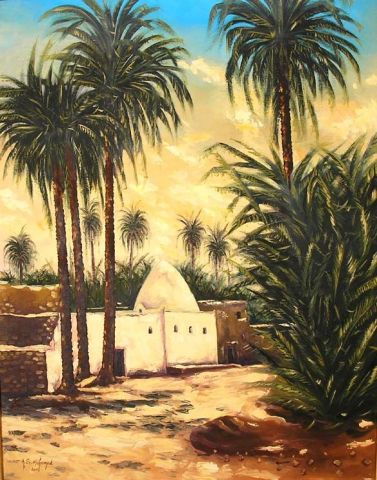 L'artiste simohamed - Oasis sahara