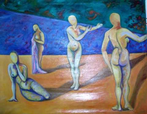 BA�ISTAS - Peinture - SARANGELLO