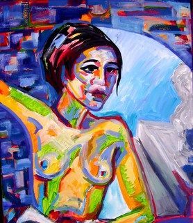 JULIE - Peinture - SARANGELLO