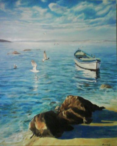 barque de peche - Peinture - tatiana canaby