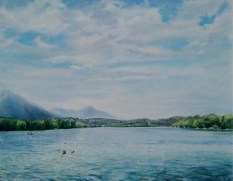 L'artiste tatiana canaby - lac de bagnoles