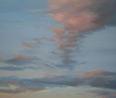 Etude de nuage II - Peinture - C ARTERO