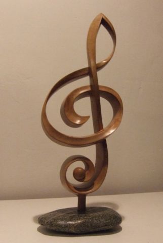 Cle de Sol - Sculpture - Christian DOUARD