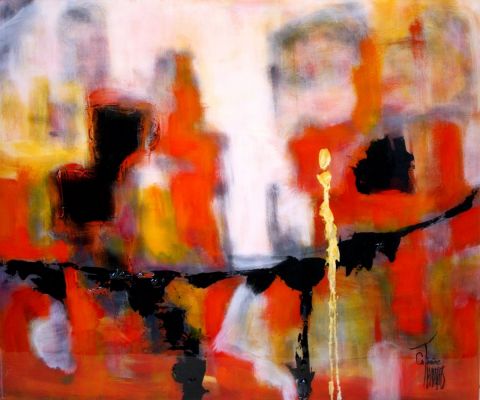 Les danseurs - Peinture - Catherine THOMAS