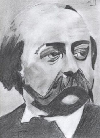 gustave flaubert - Dessin - laurent moreau