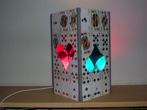 L'artiste HPack - Lampe jeu de cartes