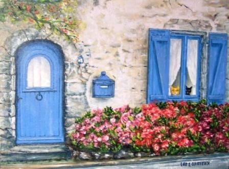 2 curieux � SEILLE 44 - Peinture - domnanteuil