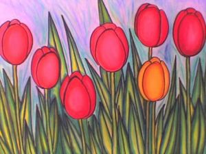 Voir cette oeuvre de Stephane CUNY: Les Tulipes I