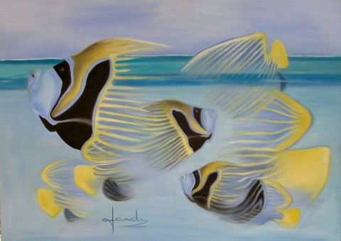 L'Ange Empereur - Peinture - Caroline HARDY