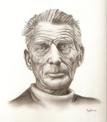 Samuel Beckett - Dessin - Bettina