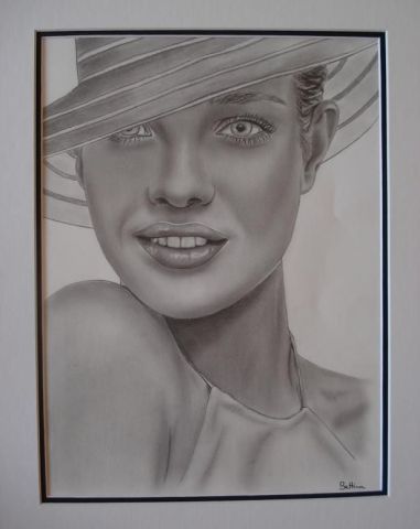 L'artiste Bettina - Mannequin au chapeau