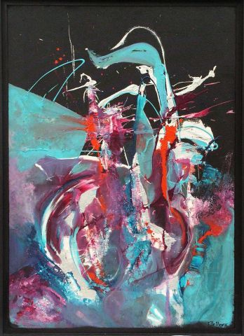 Et La Terre?... - Peinture - Elle Bory 
