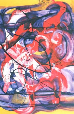 Division Abstraction - Peinture - Elle Bory 