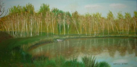 anciens étangs de neuvy - Peinture - Gicquel stephane