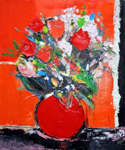 L'artiste SOPHIE BOURGON - Bouquet Orange