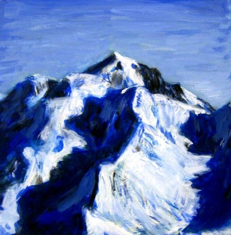 Mont blanc - Peinture - slider