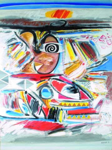 sans titre - Peinture - Mellakh