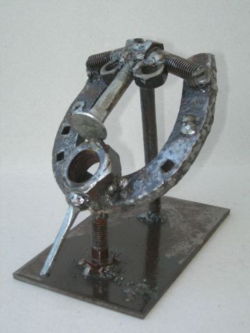 T�te africaine III - Sculpture - medora