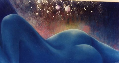 Astral Dreams - Peinture - Jacqueline