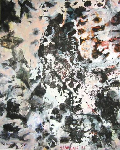 Hommage � Pollock - Peinture - Elis RIMEL 