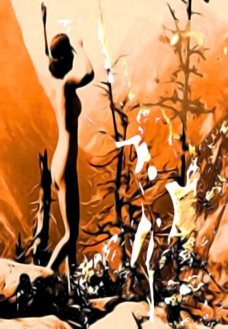 nu1 - Art numerique - bernard alcaraz