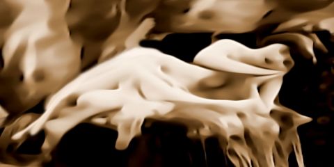 nu couch� - Art numerique - bernard alcaraz