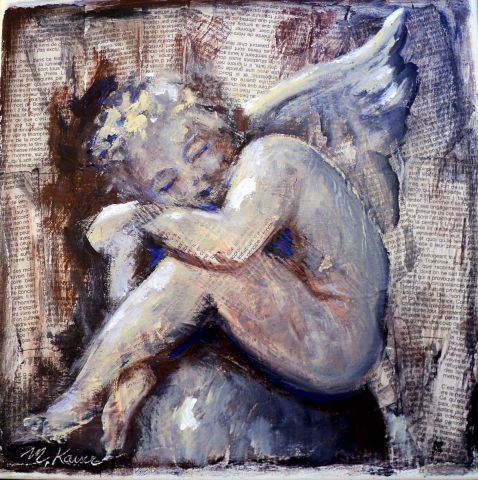 MON ANGE - Peinture - Mariele KAISER