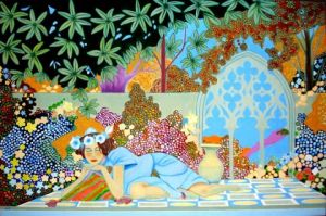 Voir cette oeuvre de jean-marie arbonnier: jardin persan