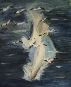 Voir le détail de cette oeuvre: Les Baleines Blanches