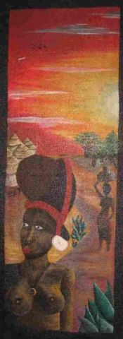 Femmes d'Afriques - Peinture - Giampietro NARDELLO