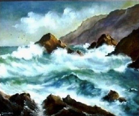 rage océane - Peinture - DARRIEUX