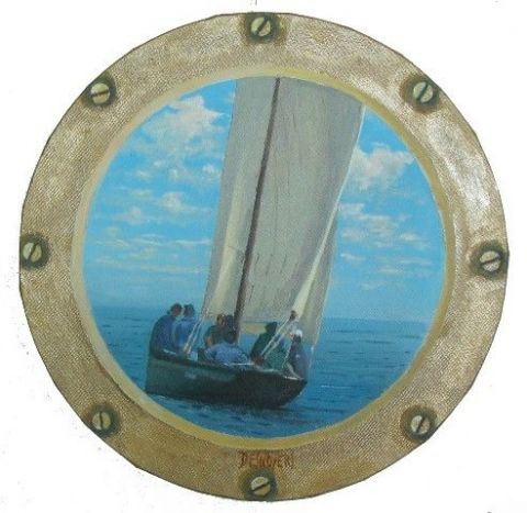 P'tite nav ' - Peinture - DESNOYERS