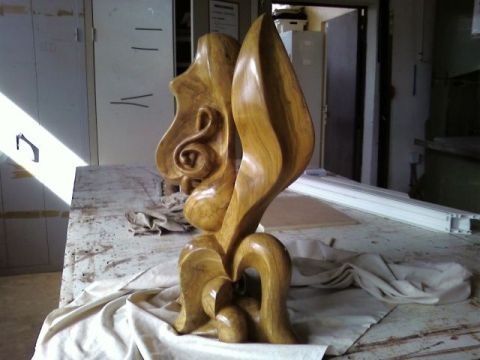 Eugenie - Flamme pour une femme - Sculpture - Gabriel