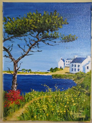 paysage breton - Peinture - orbinot yohann